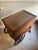 Antique Mahogany Butler’s Cart - Glass Serving Tray Top - Drop Leaf Sides For Sale In New York - Image 6 of 7