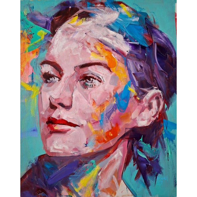 Jimenez, Satisfaction, Oil on Canvas For Sale