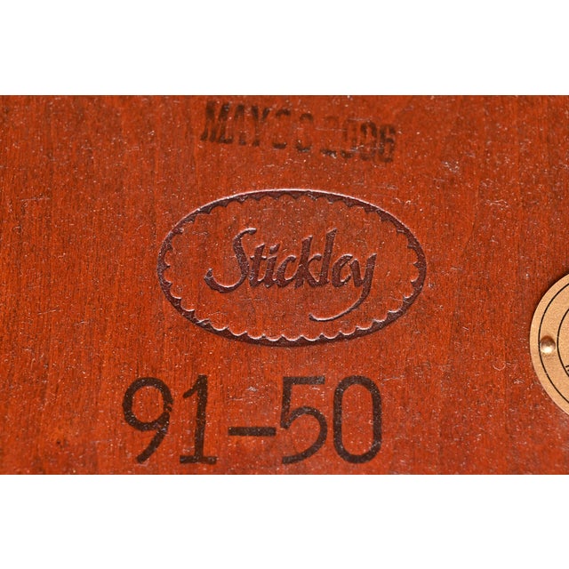 Roycroft Arts & Crafts Cherry Wood Tabourets by Stickley, Pair For Sale - Image 9 of 10