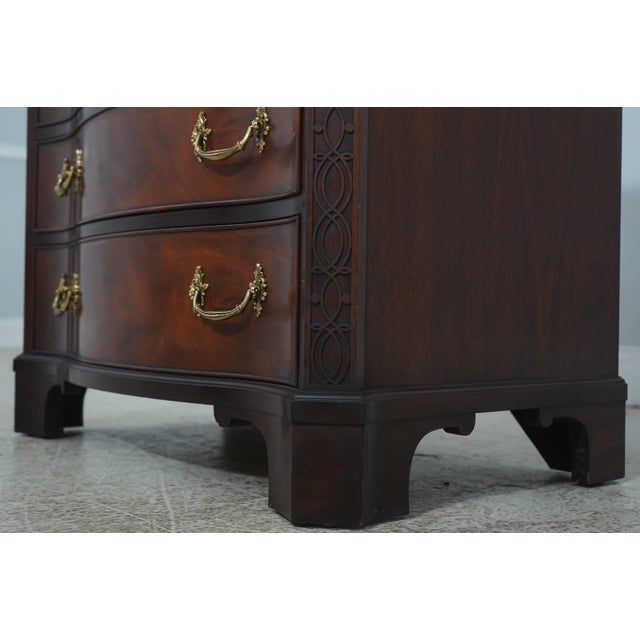 Henkel Harris Chippendale Mahogany Bachelor Chest For Sale - Image 11 of 17