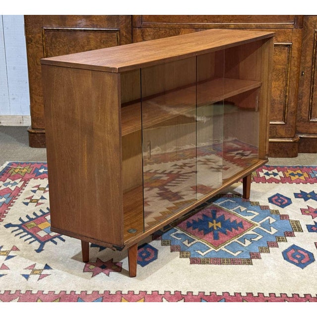 English Teak Display Cabinet, 1970s For Sale - Image 11 of 14
