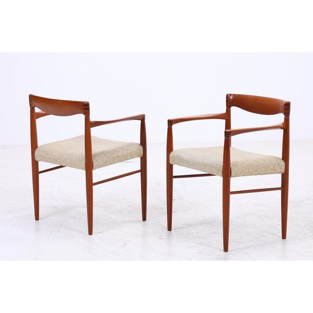 Vintage Teak Armchairs by Henry W. Klein for Bramin, Set of 2 For Sale - Image 3 of 16