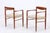 Vintage Teak Armchairs by Henry W. Klein for Bramin, Set of 2 For Sale - Image 3 of 16