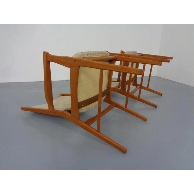 Set of Vintage Danish Teak Dining Armchairs, 1960s For Sale - Image 11 of 17