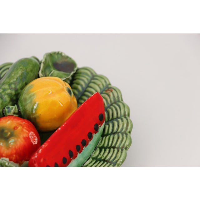 Trompe l'Oeil Antique Portuguese Plate For Sale - Image 9 of 13