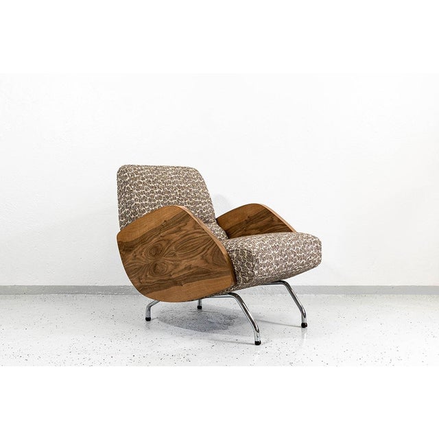 This “360” model armchair was designed by Janusz Różański in 1959 and manufactured by the Dolnośląska Fabryka Mebli in...