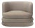 Taupe Astor Taupe Faux Mohair Swivel Hotel Lounge Chair For Sale - Image 8 of 8