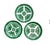 Chinese Export "Green Fitzhugh" Porcelain Plates, Set of Three For Sale - Image 14 of 14