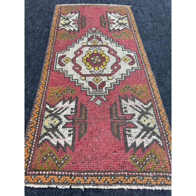 Turkish Yastik Rug 1'7" x 3'3" #24376 Explore a curated collection of hallway runners, wool rugs, and handmade...