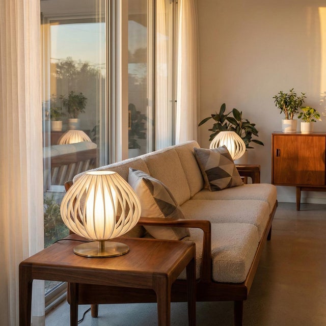 The Bloom Accent Table Lamp is a sculptural celebration of softness and structure. Inspired by designer Mervyn Weitz's...