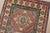 Kazak Runner 2’8” X 9’7” Blue Wool Tribal Hand-Knotted Oriental Rug For Sale In Philadelphia - Image 6 of 13