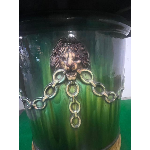 Glazed Terracotta Fountain from Vietri Di Salerno, Italy, 1990s For Sale - Image 9 of 12