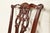 Ethan Allen Chippendale Carved Mahogany Side Chairs or Dining Chairs, Pair For Sale In South Bend - Image 6 of 13