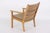 Wood GE284 Armchair in Soaped Oak and Savak Wool by Hans J. Wegner for Getama, 1980s For Sale - Image 7 of 10