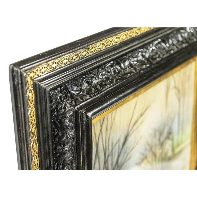 Marie Thelika Rideau Paulet, Parc Monceau, 19th Century, Watercolor, Framed For Sale - Image 5 of 11