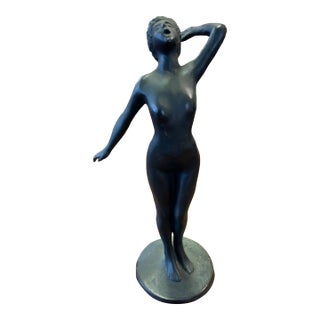20th Century Solid Bronze Figure For Sale