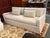 Contemporary Restoration Hardware Belgian Slipcover Sofa For Sale - Image 3 of 14