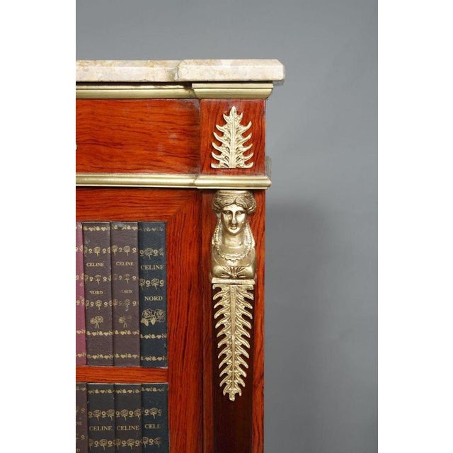 Traditional Vintage Empire Style Secretaraire For Sale - Image 3 of 18