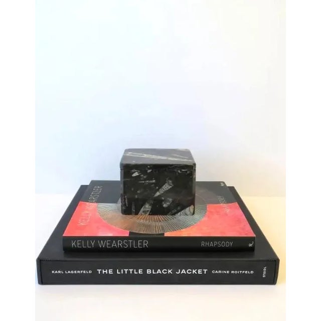 English Marble Stone Jewelry Box, England For Sale - Image 3 of 11