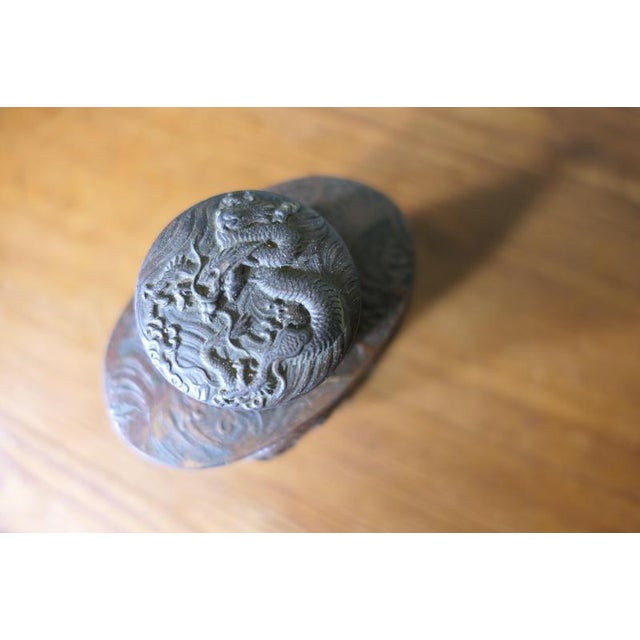 Antique Japanese Silver-Plated Tea Caddy, 19th Century For Sale - Image 4 of 8