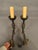Black 1890s French Wrought Iron Wall Sconces - Pair For Sale - Image 8 of 13