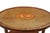 Antique Oval Inlaid Satin Walnut Centre or Window Table, 1900s For Sale - Image 6 of 8