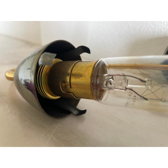 Vintage White Opaline Glass Wall Sconce, 1990s For Sale - Image 9 of 12