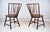 Wood Mid-Century Birdcage Windsor Side Chairs, Handcrafted Walnut, Usa For Sale - Image 7 of 12