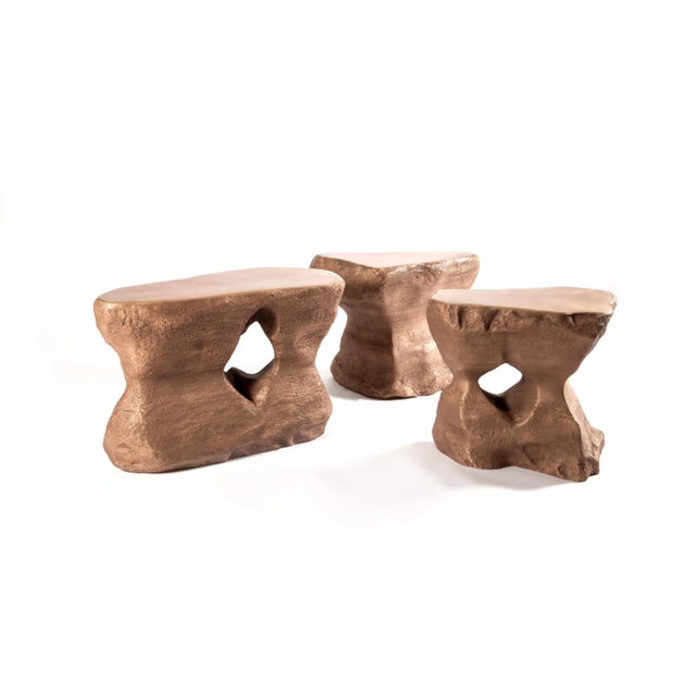 Not Yet Made - Made To Order Coffee Table in Bronze by Studio Superego, Set of 3 For Sale - Image 5 of 5