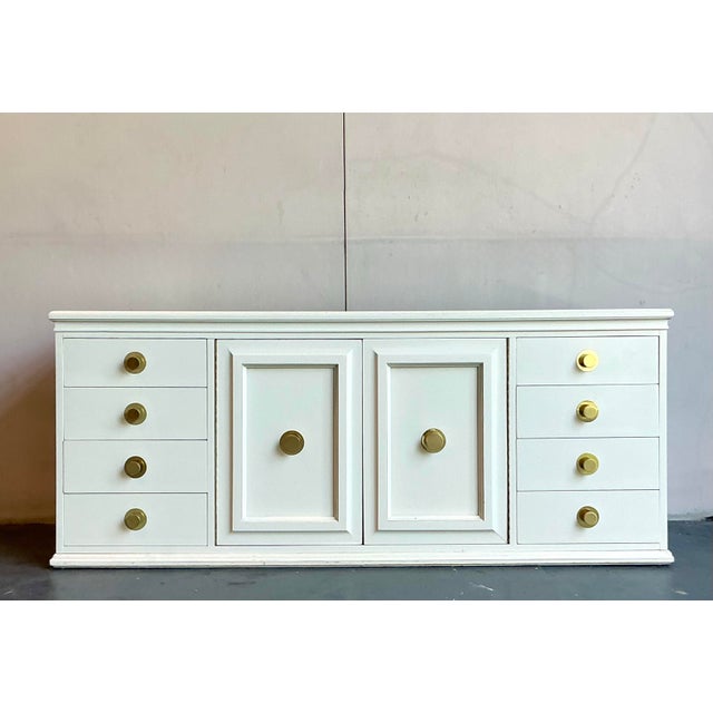 Wood Vintage American of Martinsville Credenza For Sale - Image 7 of 12