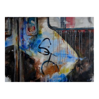 Jean-Pierre Brissart, Le TER désaffecté 1, 2016, Oil on Canvas For Sale