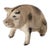 Mid 20th Century Original Painted Iron Pig Bank For Sale