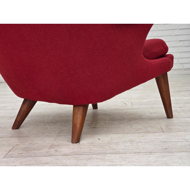 Vintage Danish Teddy Chair in Wool by Bent Møller Jepsen, 1970s For Sale - Image 14 of 18