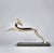 Early 20th Century Early 20th Century Art Deco Chromed Metal Leaping Gazelle or Deer on Black Marble Base Sculpture or Car Mascot by Karl Hagenauer For Sale - Image 5 of 9