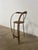 Postmodern Vintage Handcrafted Cassina Style Oversized Sculptural Metal Ribbon Chair For Sale - Image 3 of 11