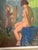 A. W. Ekelund, Modell, 1950s, Oil on Canvas For Sale - Image 9 of 14