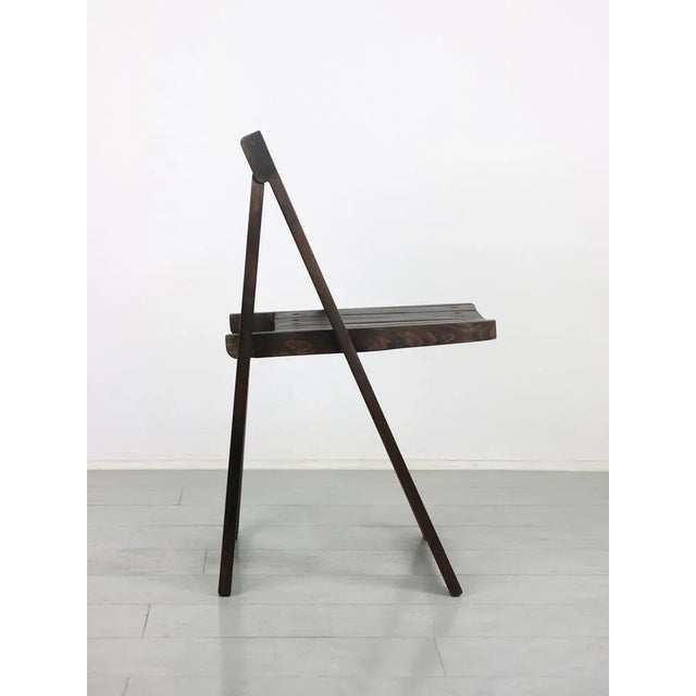Wood Vintage Trieste Folding Chair by Aldo Jacober for Bazzani For Sale - Image 7 of 18
