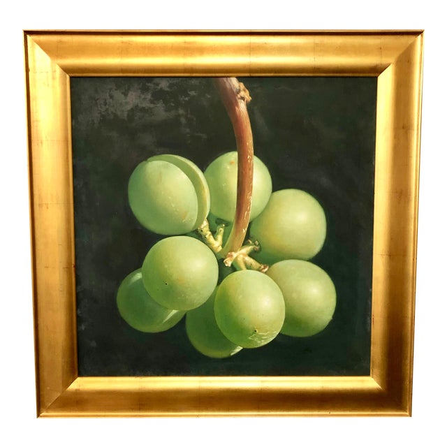Large Still Life Painting Of Grapes Chairish