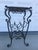 Metal Tuscan Wrought Iron Wine Table For Sale - Image 7 of 12