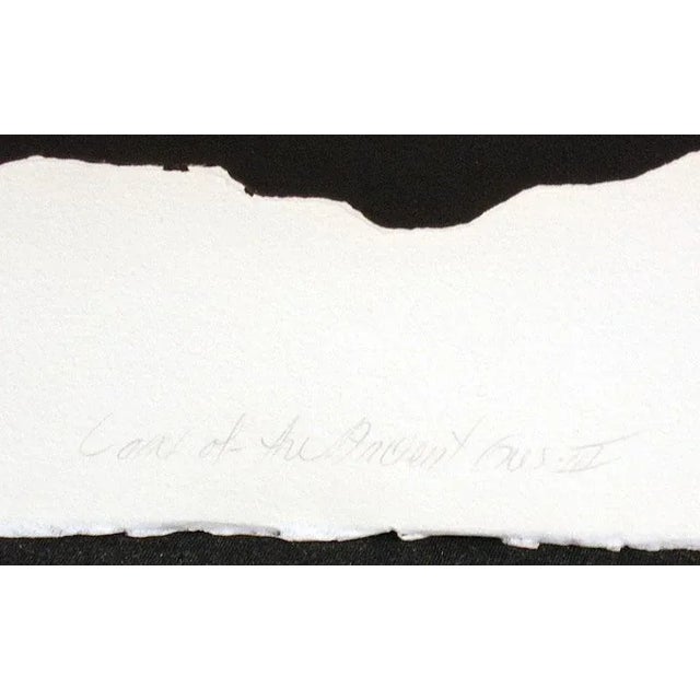 1980s 1980s "Land of the Ancients Ones III" Collagraph Etching by Martha Slaymaker, Signed Numbered Unframed For Sale - Image 5 of 7