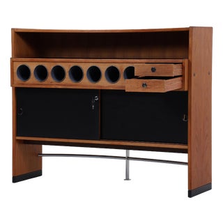 Mid-Century Teak Boomerang Bar by Erik Buch for Dyrlund, 1960s For Sale