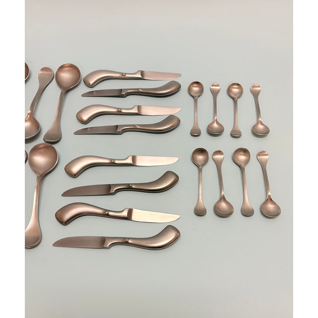 Designer Cutlery by Marc Held, 1975, Set of 32 For Sale - Image 13 of 15