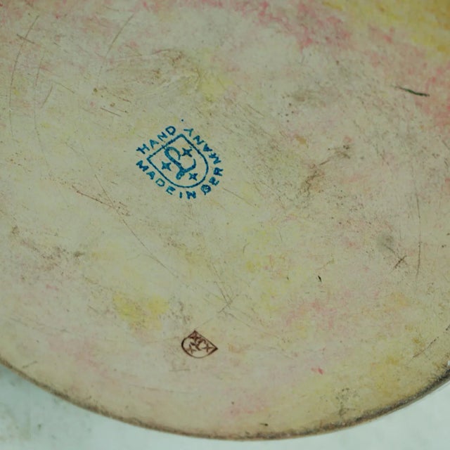 Ivory Large German Mid-Century Off White Ceramic Floor Vase For Sale - Image 8 of 9