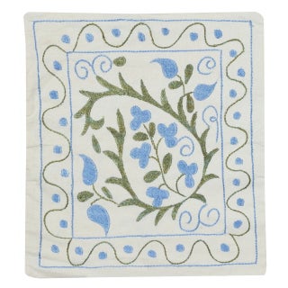 17"x19" Embroidered All Cotton Cushion. Handmade Pillow Cover. New Lace Pillow For Sale