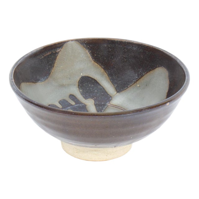 Studio Pottery Stoneware Bowl by Byron Temple For Sale