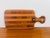 Wood Vintage 1960s Danish Modern Staved Teak Wood Cutting Charcuterie Board by Digsmed For Sale - Image 7 of 9