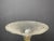 Glass Italian Green Murano Glass Floor Lamp with Large Frosted Shade, 1980s For Sale - Image 7 of 13