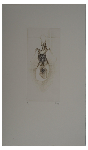 Fred Deux, Budding, Original Engraving