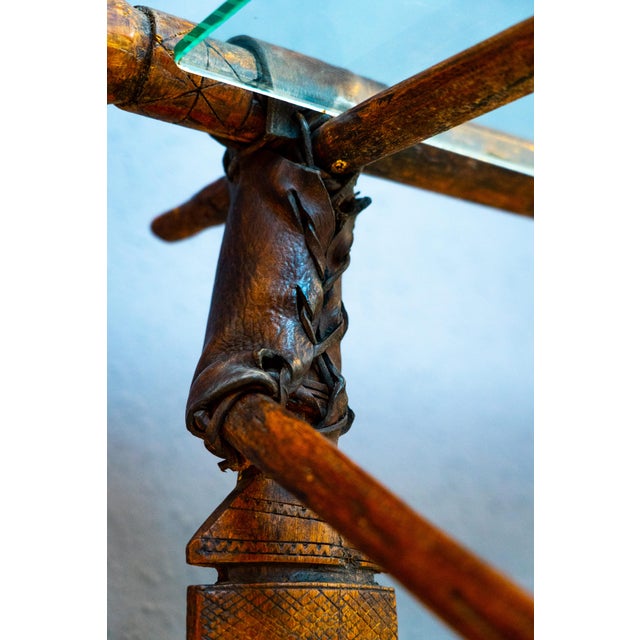 Mid-20th Century African Wood Table For Sale - Image 12 of 17