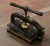 19th Century French Black-Painted and Gilt Cast Iron Bookbinding Press For Sale In Dallas - Image 6 of 9